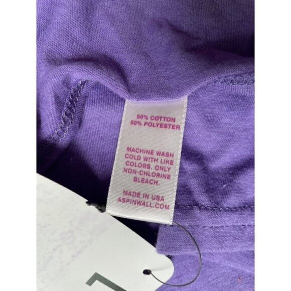 NWT Montana State Graphic Short Sleeve Purple T Women’s Large V-Neck Aspinwall - Picture 7 of 7